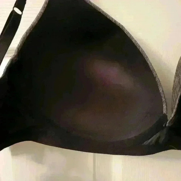 La Senza Gray Heather T-Shirt Bra 36DD Lightly Lined Everyday Support Padded - Picture 4 of 6